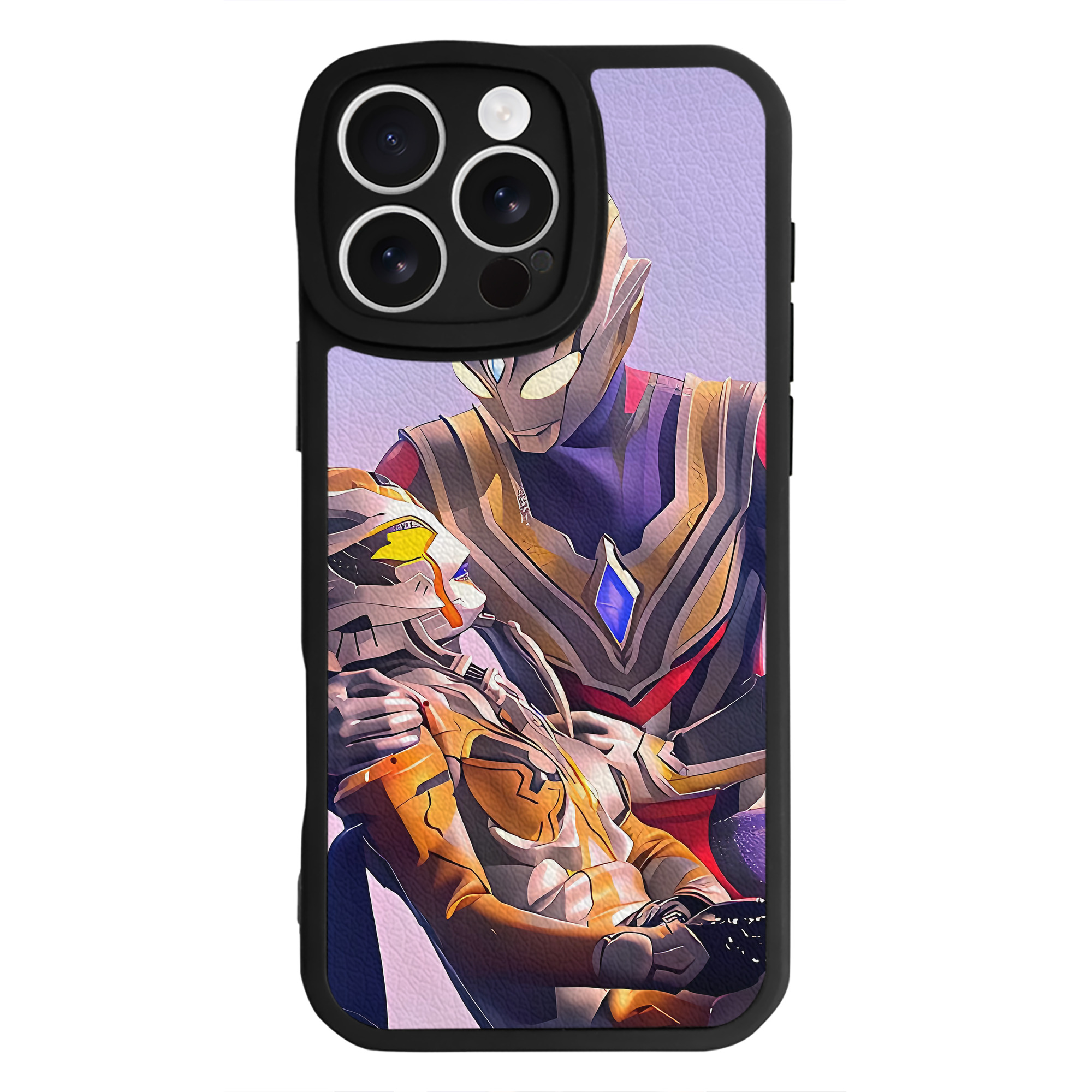 （画像用） ウルトラマン Ultraman 【iPhone 16シリーズ対応】シリコンスマホケース（レザー調） 材質：シリコン